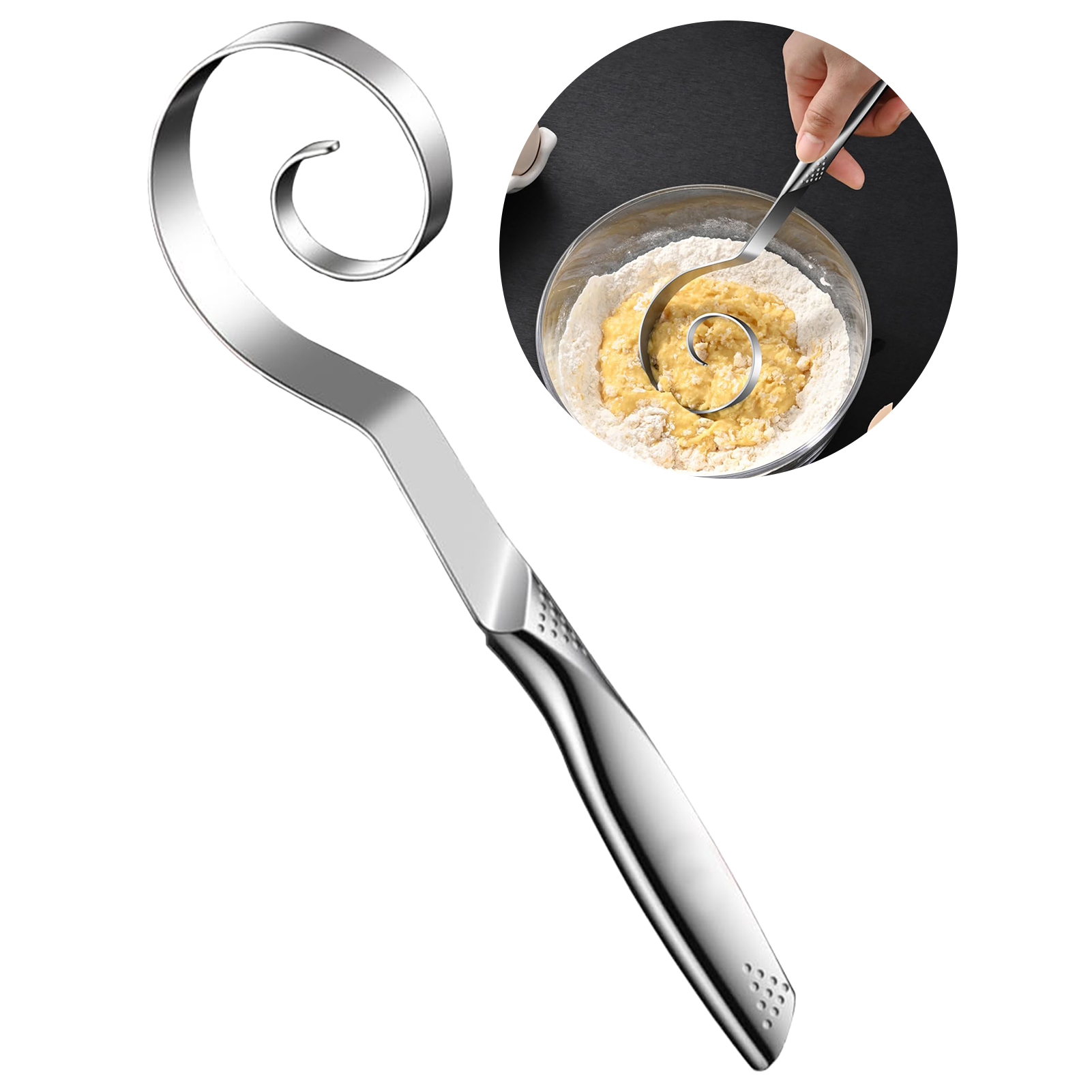 Danish Pancake Pan - Fouet à pâte portable sans couture