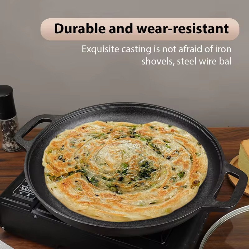 Poêle à frire robuste en fonte - Cast Iron Corn avis et prix