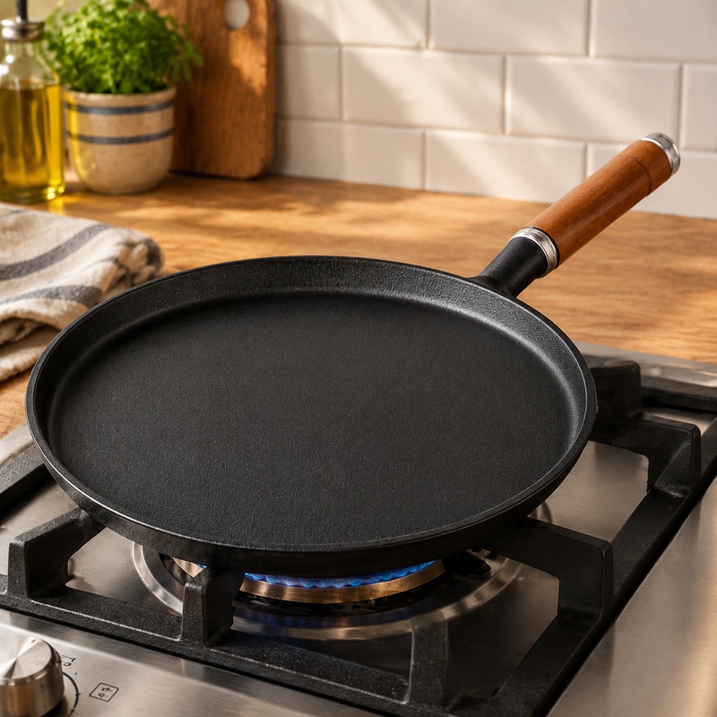 Poêle à frire en fonte robuste - Egg Waffle Pan avis et prix